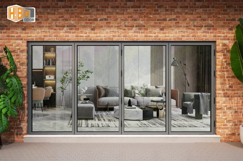 Kích Thước Cửa Chính 4 Cánh Nhôm Xingfa