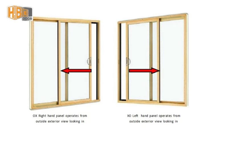 cách trừ cửa lùa 2 cánh hệ 55