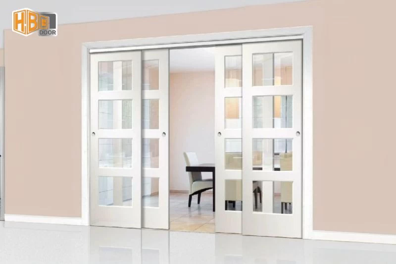 cửa nhôm lùa 4 cánh