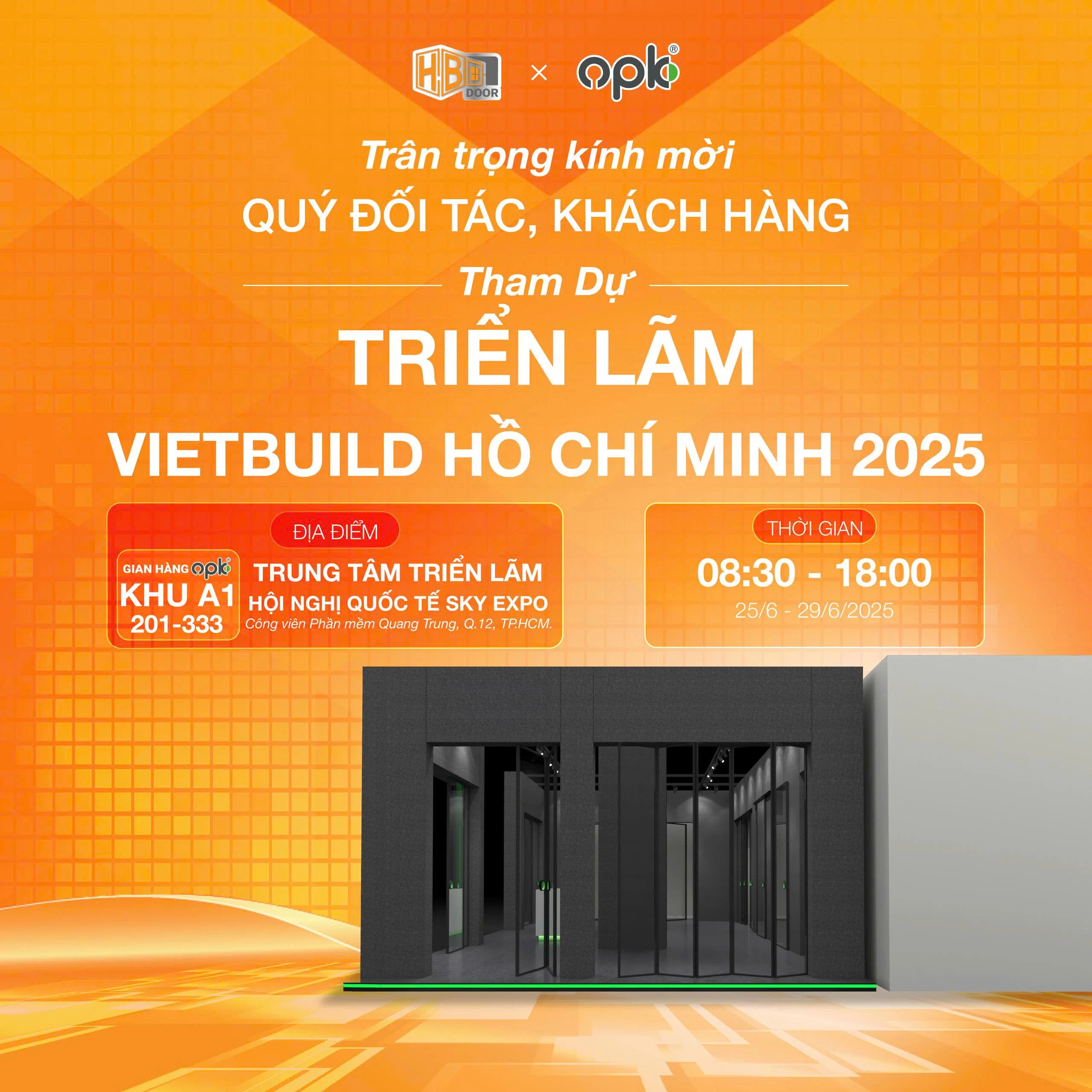THƯ MỜI THAM DỰ TRIỂN LÃM VIETBUILD HỒ CHÍ MINH 2025