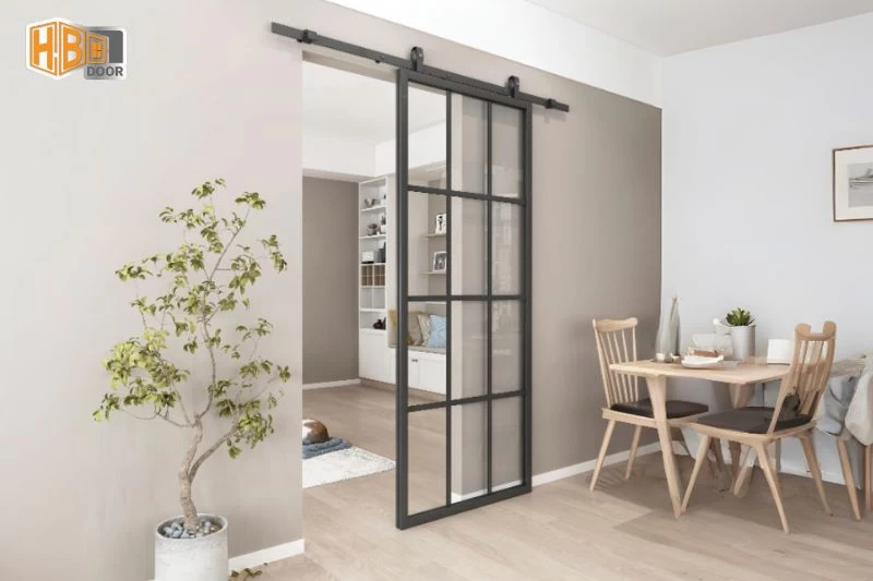 cửa đi lùa 1 cánh hệ 55