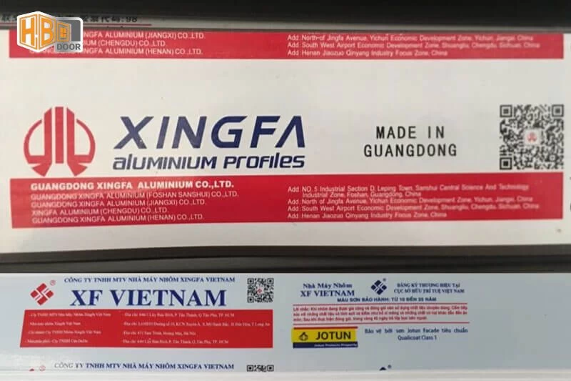 cửa lùa nhôm xingfa