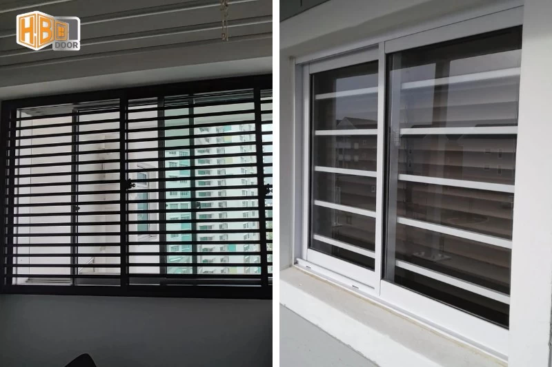 khung bảo vệ cửa sổ lùa