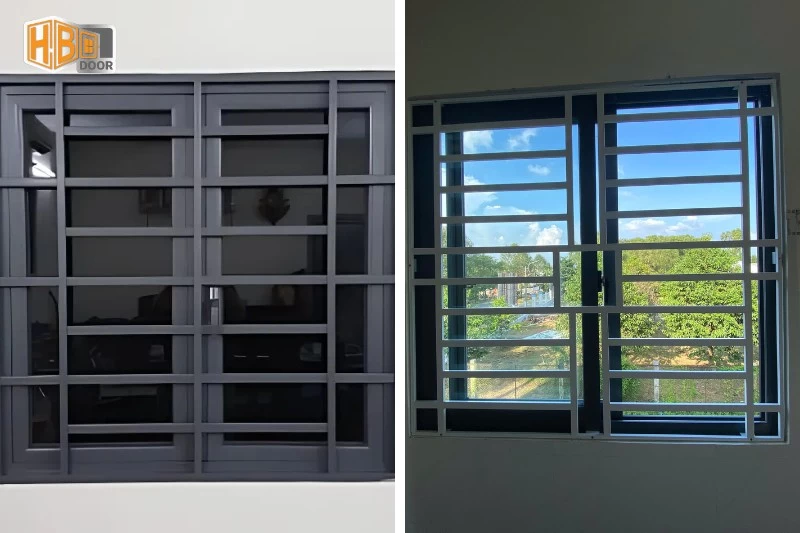 khung bảo vệ cửa sổ lùa