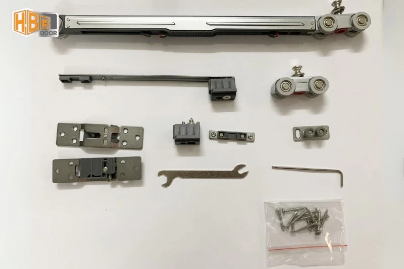 phụ kiện cửa lùa ray treo