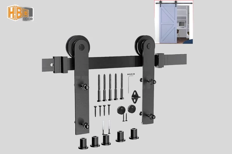 Trọn bộ 7 phụ kiện cửa lùa ray treo, chức năng và giá thành