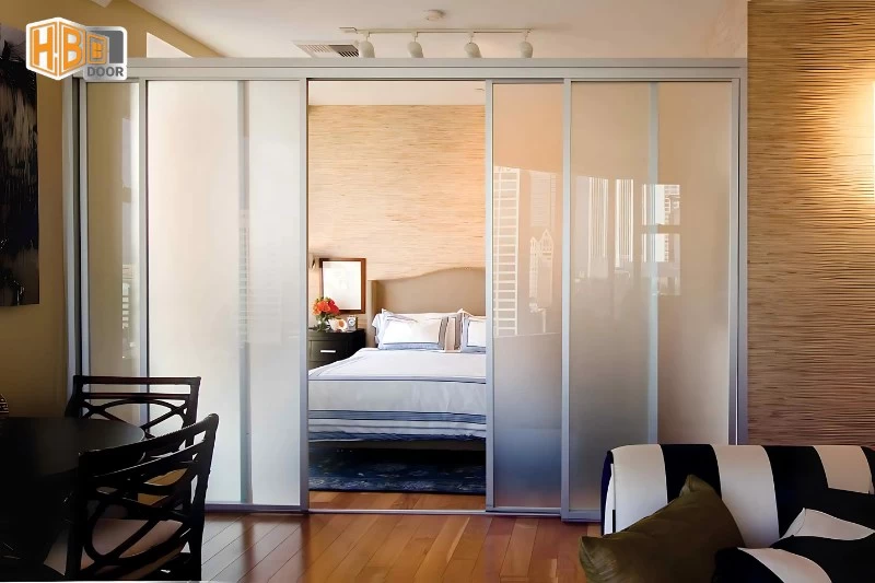 20+ mẫu cửa lùa phòng ngủ hiện đại, đẹp mắt và chất lượng