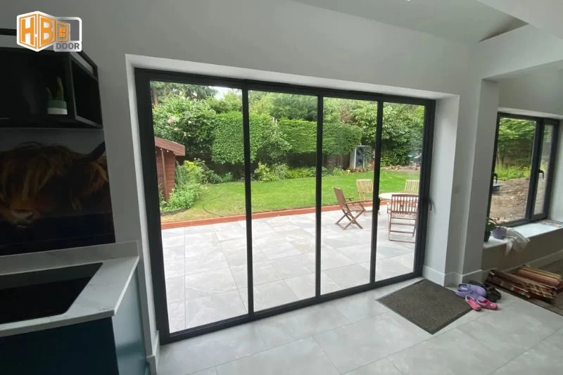 Công thức trừ cửa lùa 4 cánh hệ 55