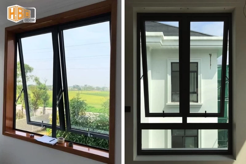 cửa sổ nhôm xingfa 2 cánh