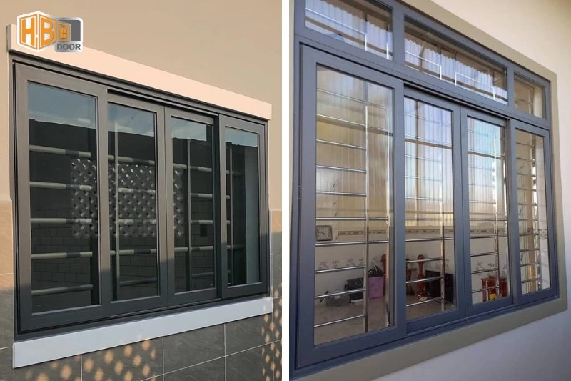 cửa sổ nhôm xingfa 4 cánh