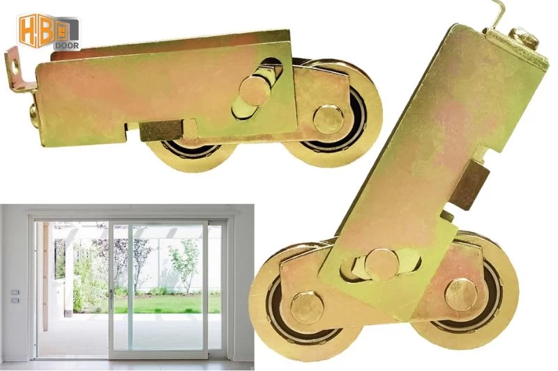 Cách thay bánh xe cửa lùa nhôm