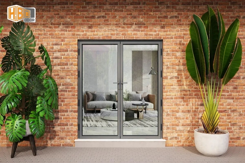 cửa nhôm xingfa 2 cánh